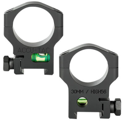 Accu-Tac HSR-300 HSR-30 Ring Set 30mm Dia 1.3″ Black