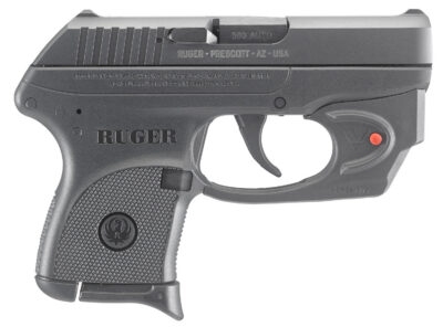 RUGER LCPVL 380ACP PSTL BLK RED LASER
