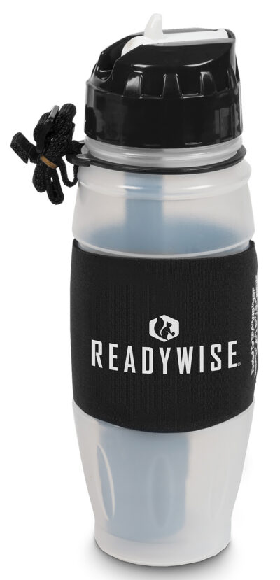 Wise Foods 08006 Seychelle Water Filtration Bottle Bottle Gray/Black
