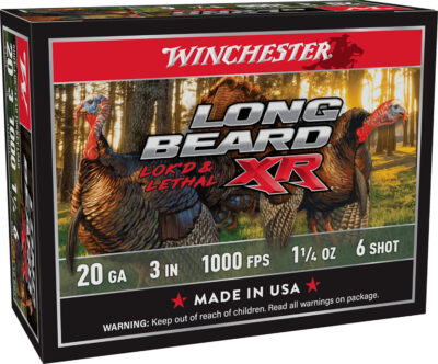 Winchester Ammo STLB2036 Long Beard XR Shot-Lok 20Gauge 3″ 1 1/4oz 6Shot 10 Per Box/10 Case