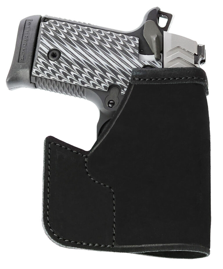 Galco PRO626B Pocket Protector Black Leather Fits S&W Bodyguard/Charter Arms Undercover Ambidextrous