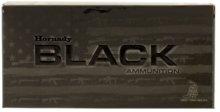 BLACK® 5.56 NATO FMJ FULL METAL JACKET RIFLE AMMO BLACK 5.56X45 NATO 62GR FMJ FULL METAL JACKET 20/BOX