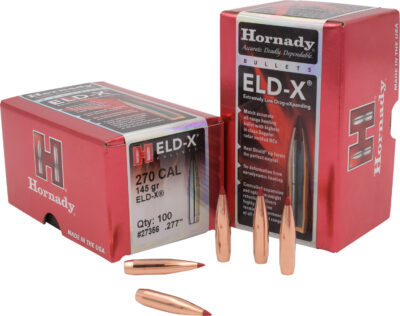 ELD-X® .270 CALIBER (.277”) RIFLE BULLETS ELD-X .270 CAL (0.277”) 145GR POLYMER TIP BOAT TAIL 100/BOX