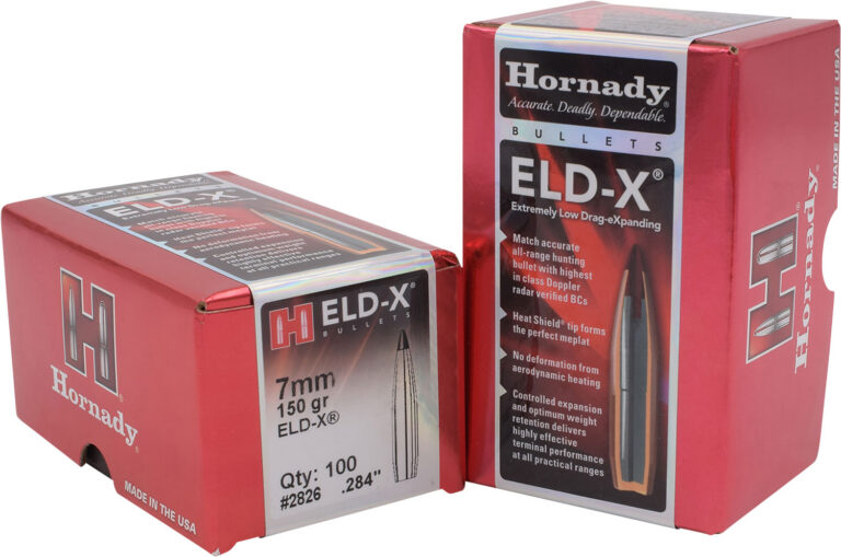 7MM (.284'') 150 GRAIN ELD-X BULLETS ELD-X 7MM (0.284'') 150GR POLYMER TIP BOATTAIL 100/BOX