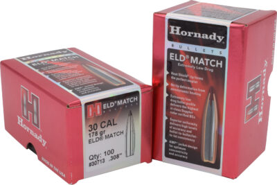 ELD® MATCH 30 CALIBER (.308) RIFLE BULLETS ELD MATCH 30 CALIBER (0.308”) 178GR PTBT 100/BOX