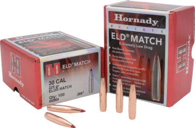 ELD® MATCH 30 CALIBER (.308) RIFLE BULLETS ELD MATCH 30 CALIBER (0.308”) 225GR PTBT 100/BOX