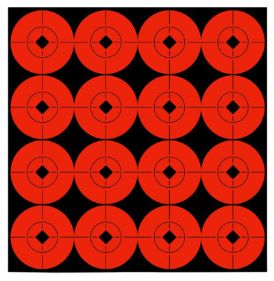 Birchwood Casey 33904 Target Spots  Self-Adhesive Paper Black/Orange 1.5″ Bullseye 160 Pack