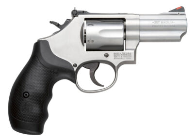 Smith & Wesson 10061 Model 66 Combat Magnum 357 Mag or 38 S&W Spl +P Stainless Steel 2.75″ 2 Piece Barrel, 6 Shot   K-Frame, Full-length Extractor Rod, Synthetic Grip, Internal Lock