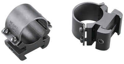 Weaver Mounts 49144 Sure Grip Windage Adjustable Rings  Matte Black 1″ High