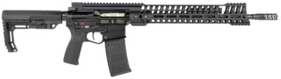 Patriot Ordnance Factory 01143 P415 Edge 223 Rem,5.56x45mm NATO 16.50″ 30+1 Black Hard Coat Anodized 6 Position MFT Stock