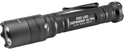 LED DEFENDER ULTRA DUAL-OUTPUT FLASHLIGHT LED FLASHLIGHT W/STRIKE BEVEL 1,000-LUMEN ALUMINUM BLACK