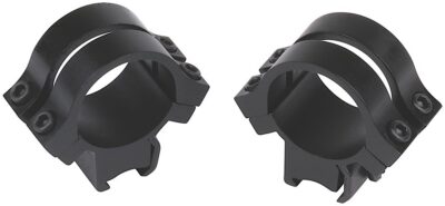 Weaver Mounts 49053 Quad Lock Detachable Tip-Off Rings  Black 1″