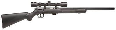 Savage Arms 29200 Mark II FVXP Full Size 22 LR 5+1 21″ Matte Blued Button-Rifled Barrel, Drilled & Tapped Matte Blued Steel Receiver, Matte Black Fixed Synthetic Stock, 3-9x40mm Duplex Scope