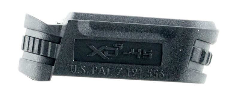 Springfield Armory XDS5001M Backstrap Sleeve made of Polymer with Black Finish & 1 Piece Design for 45 ACP Springfield XD-S with #1 Backstrap & 3.30"-4" Barrel