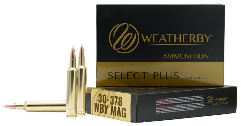 Weatherby B303180TTSX Select Plus  30-378WthbyMag 180gr Barnes Tipped TSX Lead Free 20 Per Box/10 Case