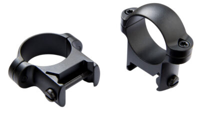 SOLID STEEL ZEE RINGS ZEE RINGS 1” LOW STEEL RINGS GLOSS BLACK