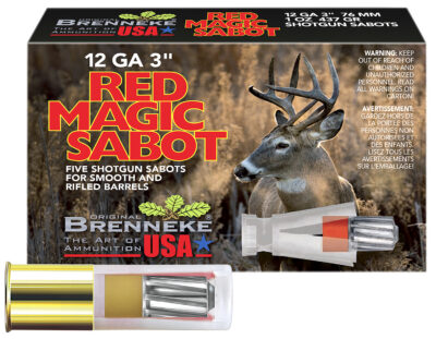 Brenneke Red Magic Sabot Slugs 12 ga. 3 in. 1 oz. 5 rd.