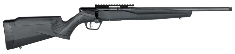 Savage Arms 70203 B Series FVSR Full Size 22 LR 10+1 16.25" Matte Black Heavy Button Rifled Barrel, Matte Black Drilled & Tapped Carbon Steel Receiver, Matte Black Fixed Synthetic Stock, Right Hand