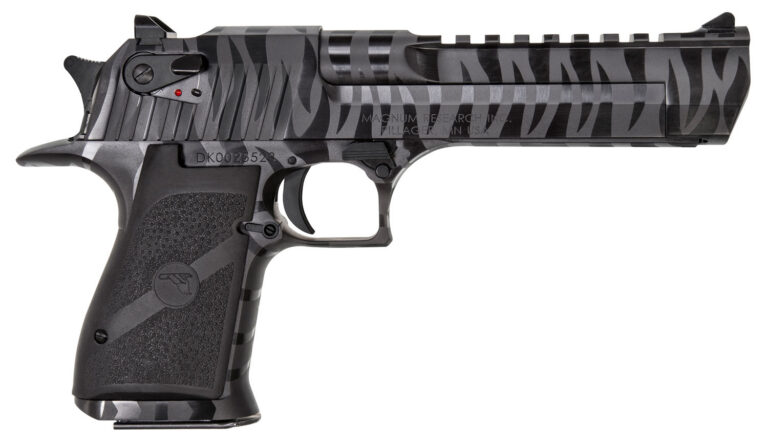 Magnum Research DE50BTS Desert Eagle Mark XIX 50 AE 6" 7+1 Black w/Tiger Stripe