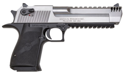 Magnum Research DE357ASIMB Desert Eagle Mark XIX L6 357 Mag 6″ 9+1 Black Hardcoat Anodized Aluminum Frame Stainless Steel Slide Black Polymer Grip