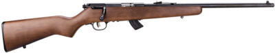 Savage Arms 60703 Mark II G Youth 22 LR 10+1 19″ Matte Black Button Rifled Barrel, Matte Black Drilled & Tapped Carbon Steel Receiver, Satin Brown Fixed Wood Stock, Right Hand