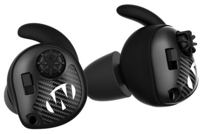 Walker’s GWPSLCR Silencer Electronic Ear Buds 25 dB In The Ear Matte Black/Carbon Fiber