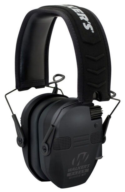 RAZOR SLIM ELECTRONIC QUAD EAR MUFFS RAZOR SLIM ELECTRONIC QUAD EAR MUFF W/ BLUETOOTH BLACK