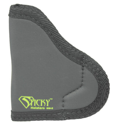 Sticky Holsters SM2 SM-2  IWB Size 2 Black/Green Latex Free Rubber Fits Ruger LCP/.380 Semi-Auto/Taurus P238 Fits Up To 2.50″ Barrel Ambidextrous