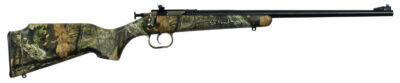 Crickett KSA2163 Youth  22 LR 1rd 16.12″ Blued Barrel & Receiver, Fixed Front/Adjustable Rear Peep Sight, Hydro Dipped Mossy Oak Break-Up Synthetic Stock w/11.5″ LOP, Rebounding Firing Pin Safety