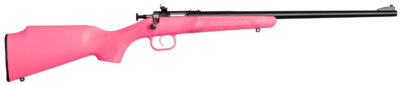 Crickett KSA2220 Youth  22 LR 1rd 16.12″ Blued Single Shot Barrel, Blued Stainless Steel Receiver, Pink Fixed Synthetic Stock, Right Hand