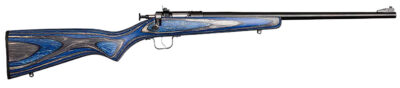 Crickett KSA2222 Youth  22 LR 1rd 16.12″ Blued Barrel & Receiver, Fixed Front/Adjustable Rear Peep Sights, Blue Laminate Stock w/11.5″ LOP, Rebounding Firing Pin Safety