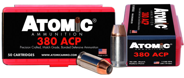 Atomic 00414 Pistol 380 ACP 90 gr Hollow Point (HP) 50 Bx/ 10 Cs