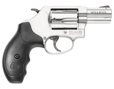 Smith & Wesson 162420 Model 60  357 Mag or 38 S&W Spl +P 5 Shot 2.12″ Stainless Steel Barrel/Cylinder, Satin Finish Stainless Steel J-Frame, Exposed Hammer