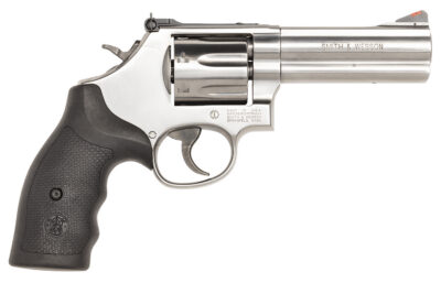 MODEL 686 PLUS L-FRAME 357 MAGNUM REVOLVER MODEL 686 PLUS L-FRAME 357 MAGNUM 4.13” BBL 7 ROUND SS/BLACK