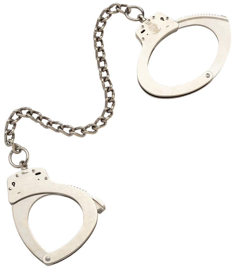 Smith & Wesson 350121 1900 Leg Iron Cuffs Nickel