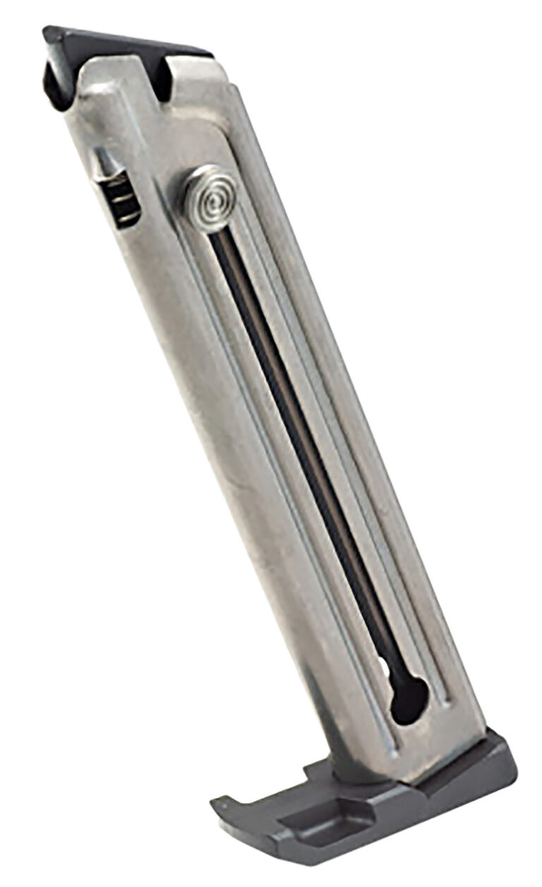 Ruger 90599 Mark IV 10rd Magazine Fits Ruger Mark IV 22/45 Or IV 22/45 Lite 22 LR E-Nickel