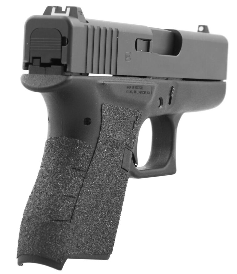 Talon Grips 100G Adhesive Grip Compatible w/Glock 43, Black Aggressive Textured Granulate