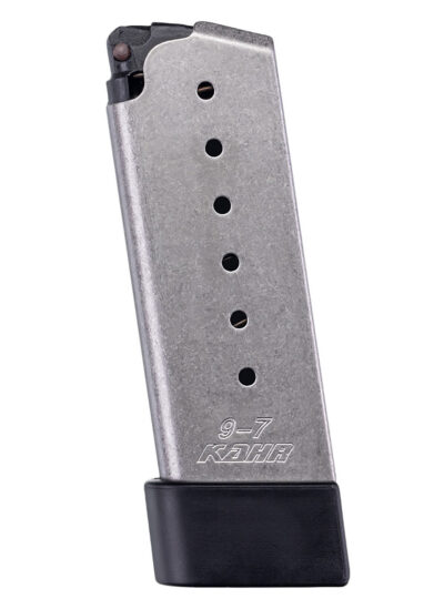 Kahr Arms MK720 MK9  9mm Luger Kahr MK9,PM9,CM9,Covert 7rd Silver Extended