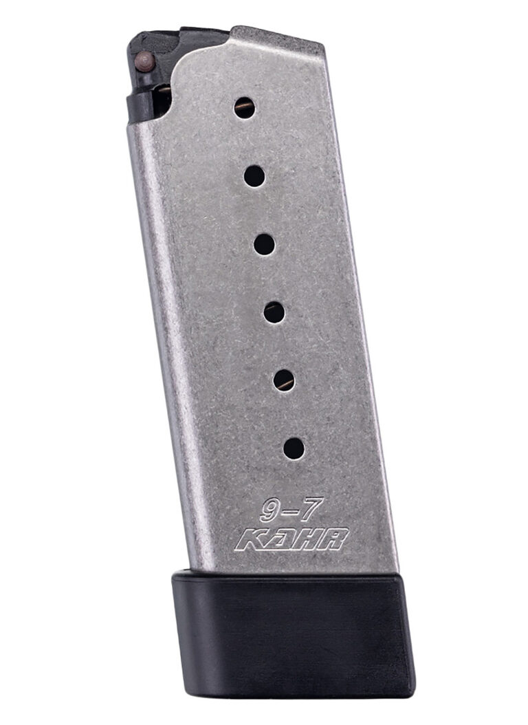 Kahr Arms MK720 MK9 9mm Luger Kahr MK9,PM9,CM9,Covert 7rd Silver Extended
