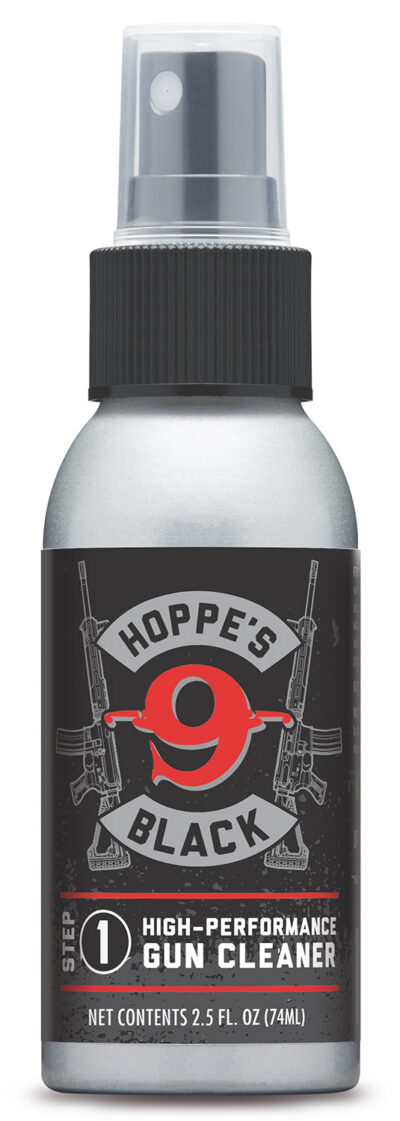 Hoppe’s HBC2 Black Gun Cleaner Removes Oil Grease & Dirt 2.50 oz. Aluminum Pump Bottle