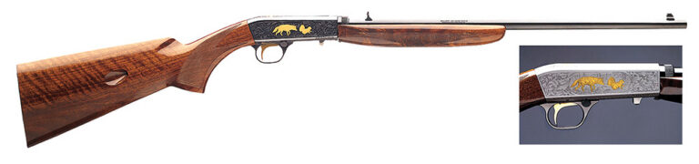 Browning Semi-Auto 22 Grade VI 22 LR 10+1 19.30" Gloss American Walnut Satin Gra