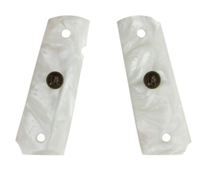 Pachmayr 62001 1911 Grip White Pearl Simulated Pearl
