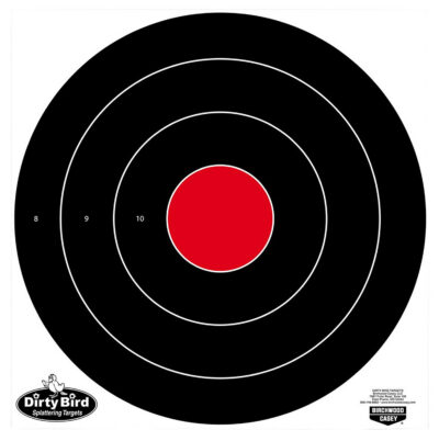 Birchwood Casey 35185 Dirty Bird  17.25″ Bullseye Tagboard Hanging Black/White 5 Pack