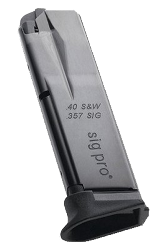 2009/2022/2340 .40S&W /.357 SIG HANDGUN MAGAZINE SP2022 .40S&W/.357SIG 10 ROUND STEEL MAGAZINE BLACK