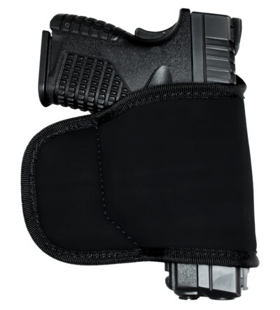 GrovTec US Inc GTHL15098BLK Multi-Fit  OWB Size 98 Black Suede Belt Loop Fits Small/Med Semi-Auto Right Hand