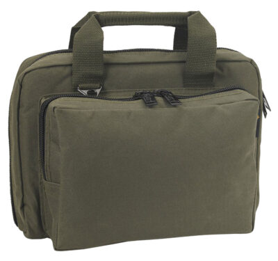 US PeaceKeeper P21106 Mini Range Bag Water Resistant OD Green 600D Polyester with 8 Mag Pockets, Lockable Zippers & Wraparound Handles 12.75″ L x 8.75″ H x 3″ D Exterior Dimensions