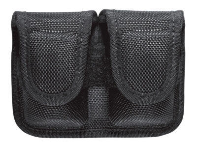 Bianchi 17400 7301 SpeedLoader Pouch Double Black Accumold Hook & Loop Belts 2-2.25″ Wide Compatible w/ 38/357