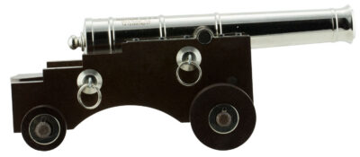 Traditions CN8041 Old Ironsides Mini Cannon 50 Cal 9″ Nickel Barrel Hardwood Stock Breech Action
