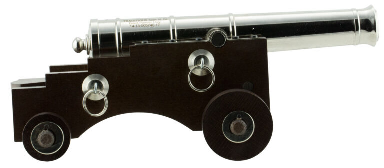 Traditions CN8041 Old Ironsides Mini Cannon 50 Cal 9" Nickel Barrel Hardwood Stock Breech Action