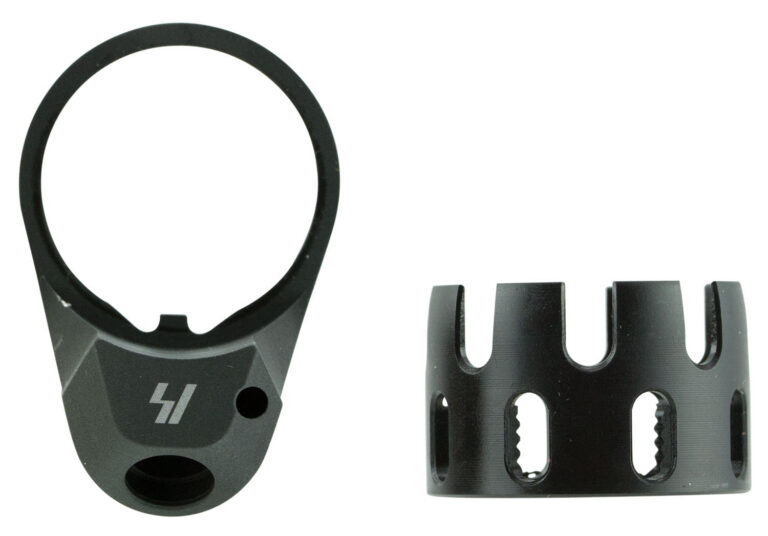 AR RECEIVER ENHANCED CASTLE NUT W/EXTENDED QD ENDPLATE AR RECEIVER ENHANCED CASTLE NUT WITH EXT QD ENDPLATE BLACK